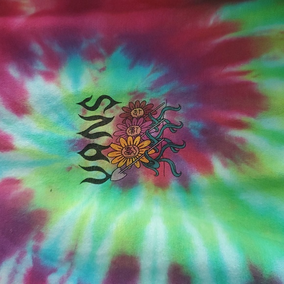Vans Multicolor Tie-Dye T-Shirt Size M - Picture 2 of 4
